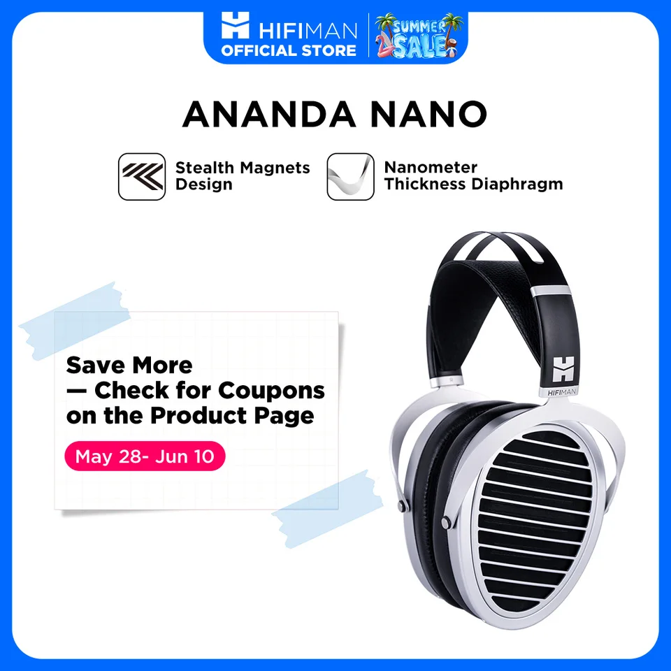 HIFIMAN ANANDA NANO Open-back Planar Magnetic Hi-Fi Headphones