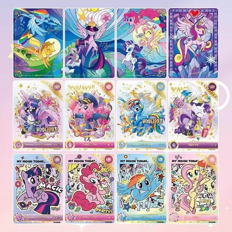 KAYOU My Little Pony Card Friendship Forever Cards Rainbow Pack Ultra Rare XR Card Anime Collectible Cards Princess Card