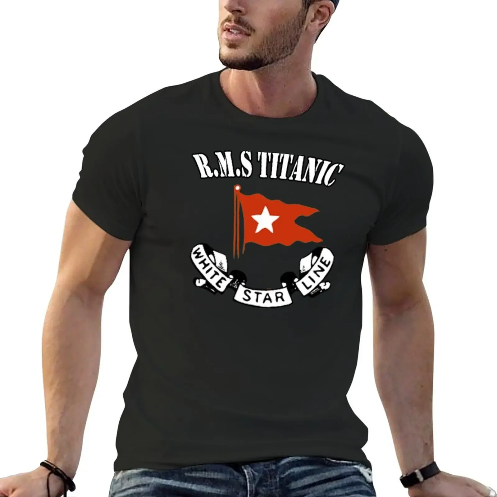 

Titanic Sinking Vintage Cruise Ship Atlantic Ocean Voyage T-Shirt man t shirt plain mens funny t shirts