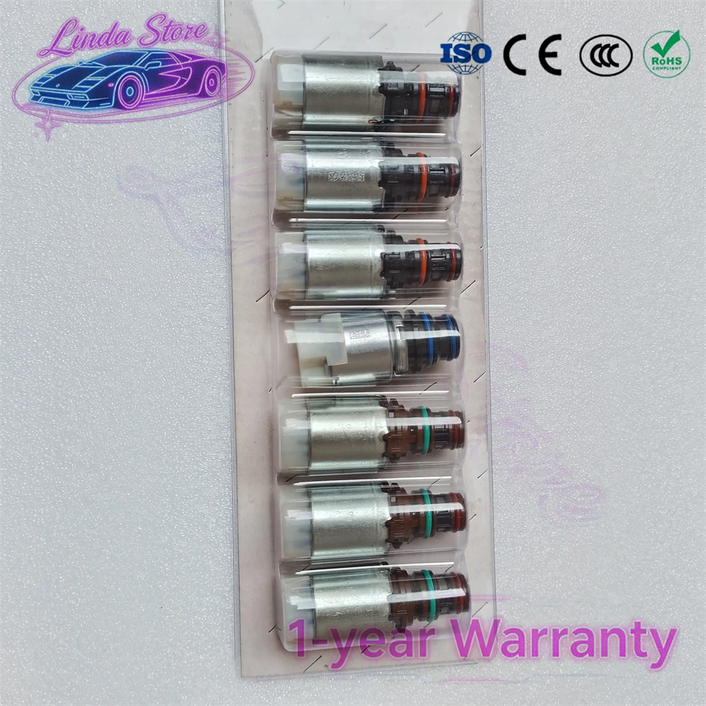 7PCS Original New 6R80 Transmission Valve Body Solenoid For Ford Explorer Ranger Mustang Territory Transit Everest