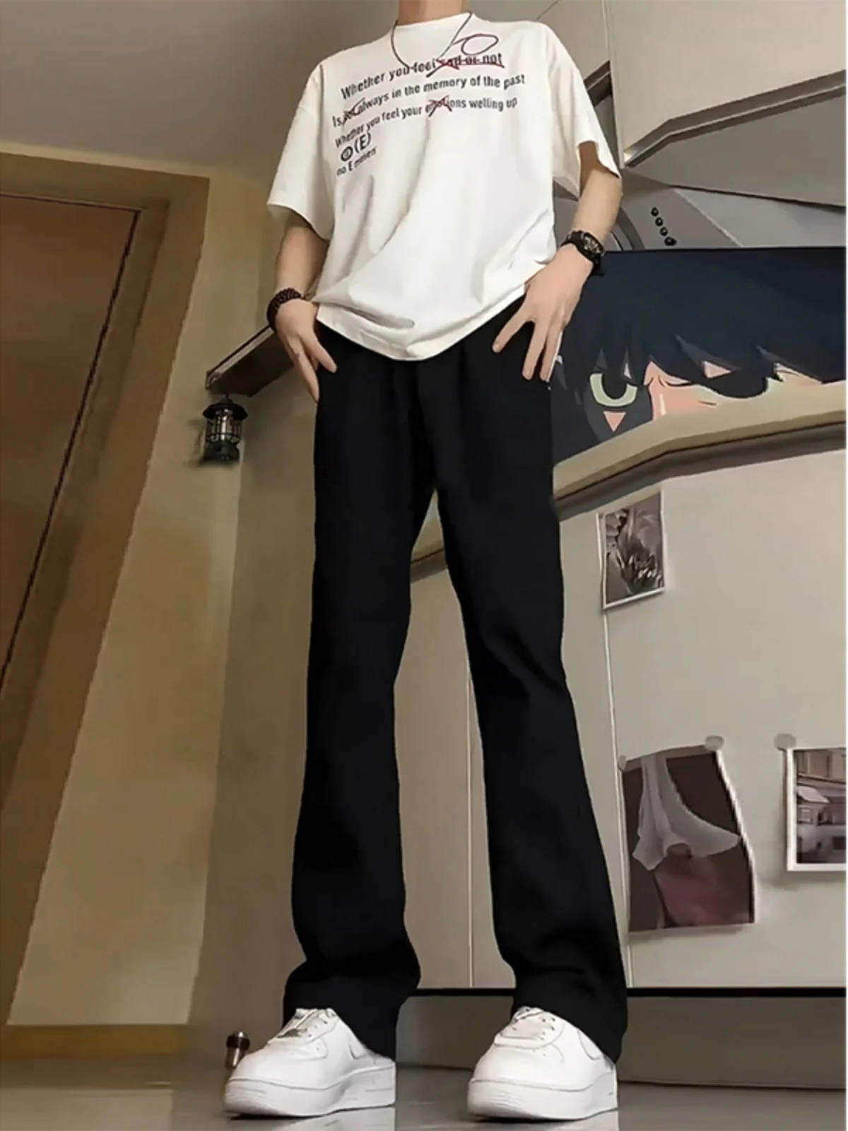 

Джинсы Cleanfit Bla Slim Fit для мужчин, летние, тонкие, прямого кроя, с эффектом удлинения ног, низкая талия, застежка-молния, смесь хлопка