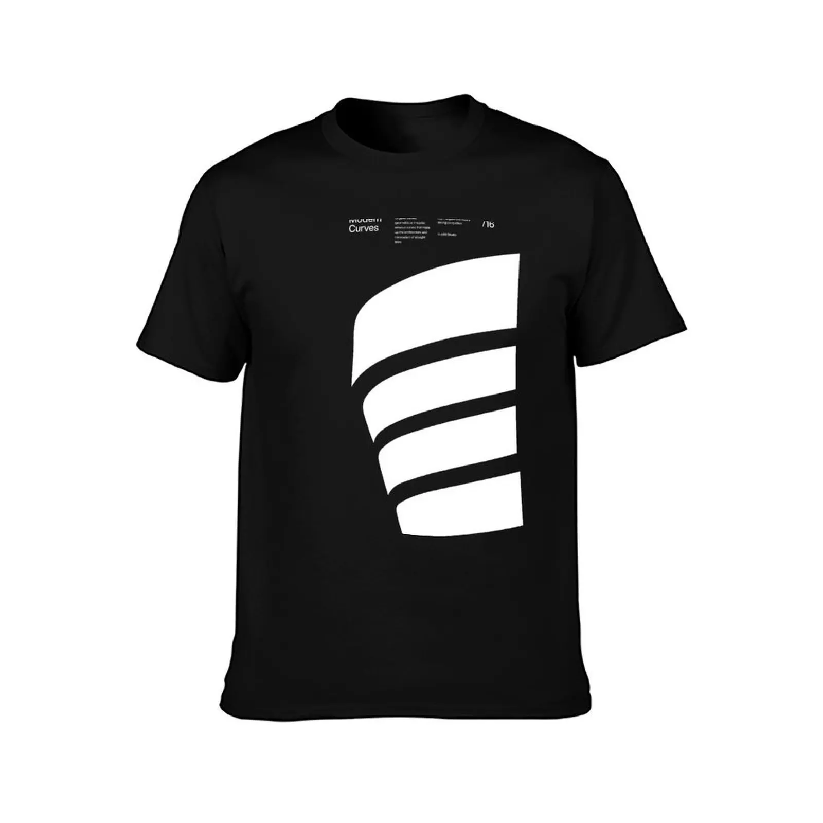 Modern Curves /16 T-Shirt, Summer Casual Cotton Tee, Oversized Streetwear Tops, Vintage Graphic Print, Loose Fit Short Sleeve