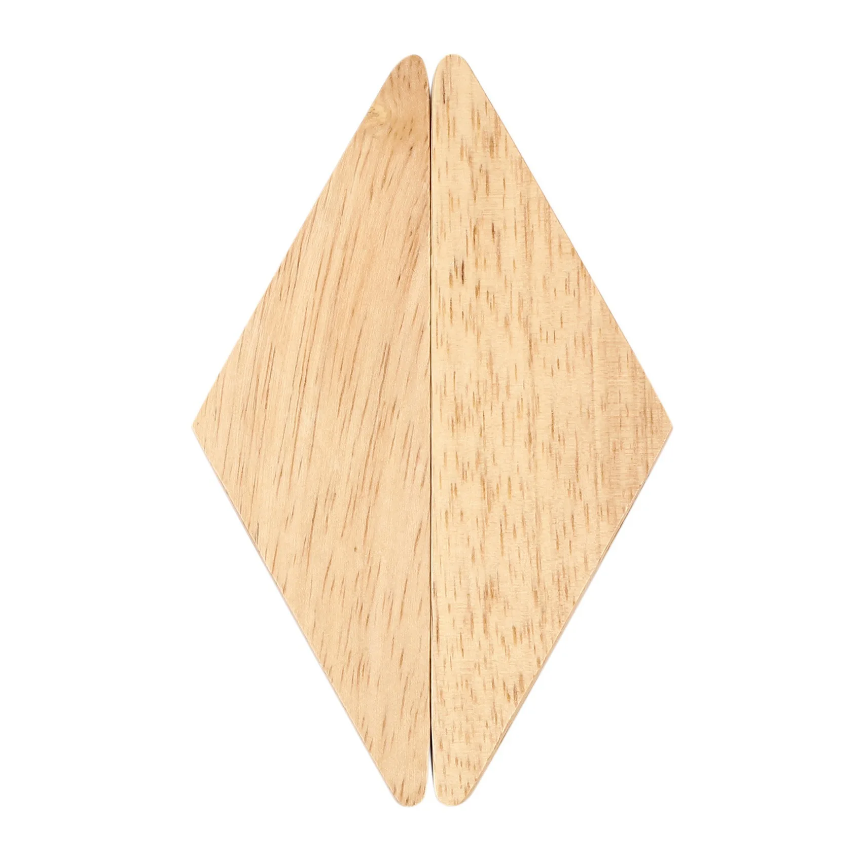 LICE-16Pcs Natural Wood Clothes Hanger Wall Mounted Coat Hook Key Holder Hat Scarf Handbag Storage Hanger Bathroom Rack