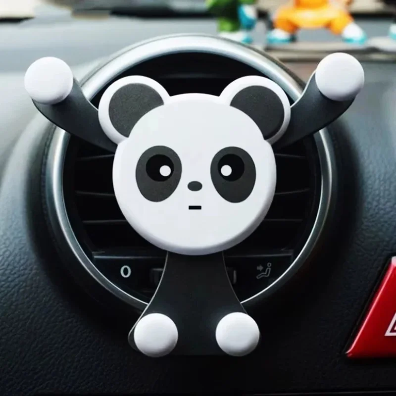 Universal car panda car phone holder all mobile phones GPS can be placed   car interior car accessories cute holder car tools