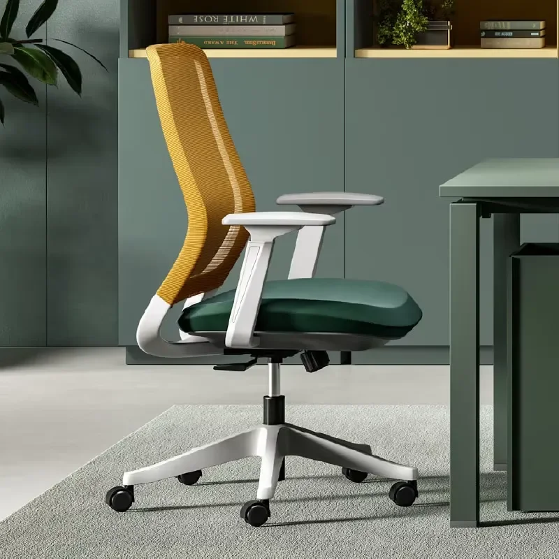 Modern Ergonomic Executive Office Chair Rotating Mesh Computer Seat Luxury Comfort Movable Staff Furniture for Home Work