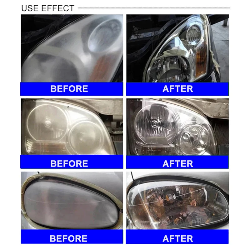 Car Headlight Polishing Evaporator Liquid Car Chemicals Headlight Chemical Polish Headlights Liquid Polymer Lamps Regeneration