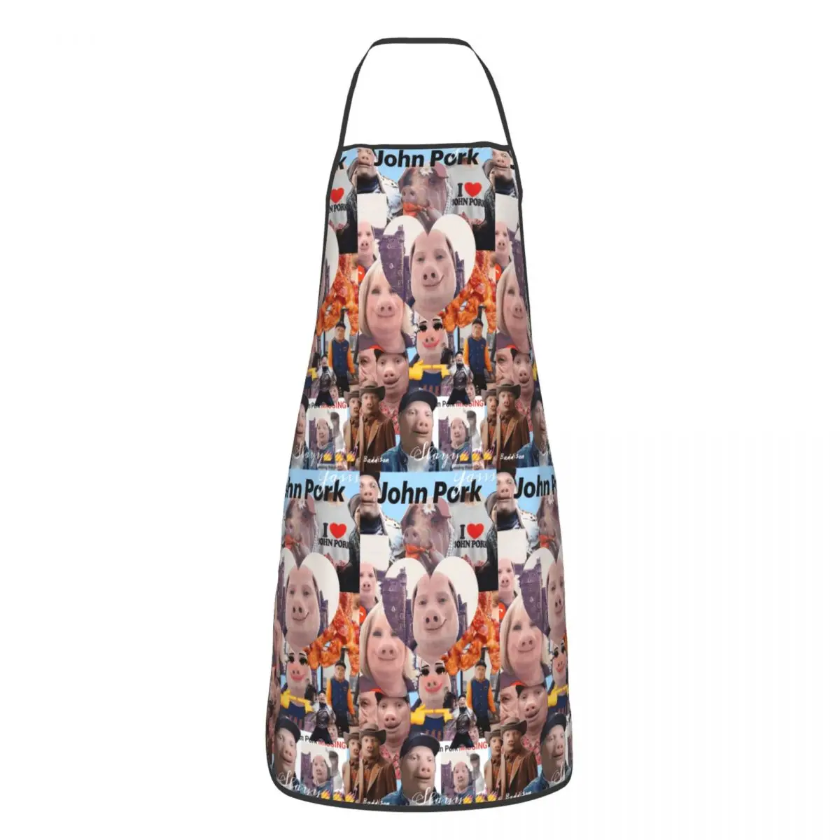 John Pork Is Calling Funny Meme Aprons Chef Baking Tablier Waterproof Bib Kitchen Cleaning Pinafore for Women Men Painting