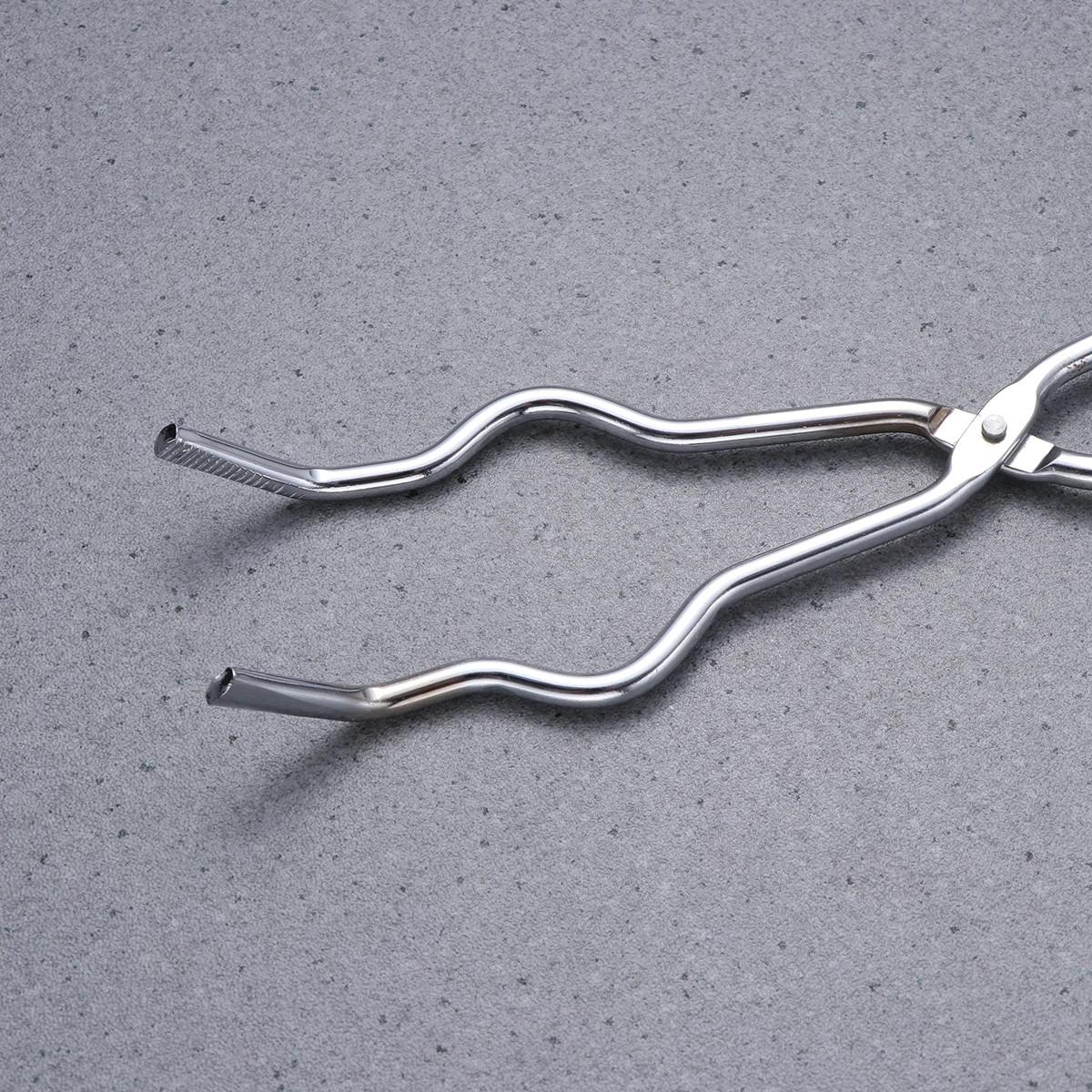 

45Cm Chromium Plated Steel Crucible Tongs Beaker Holder Flask Clamp For Laboratory Medical Teaching Tools Anti-Slip
