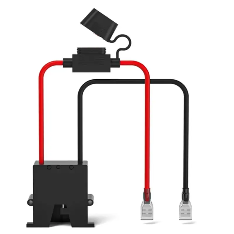 B62B-Wire Harness Connector For Power Wheel 12-Volt SLA Battery, With 5 Pcs 40A Fuses, Also For Batteries With F2 Terminals