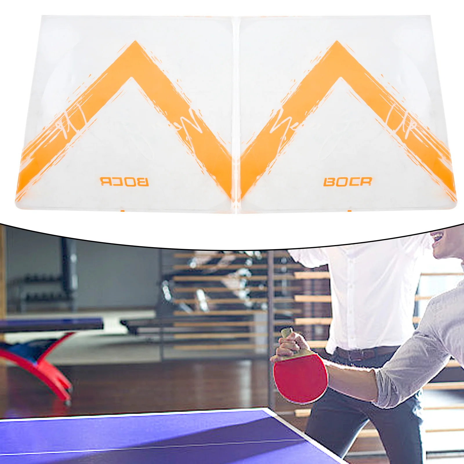 

2pc Table Tennis Rubber Protective Film SelfSticky Transparent PVC Material Film For Protection Dustproof Racket Protective Film