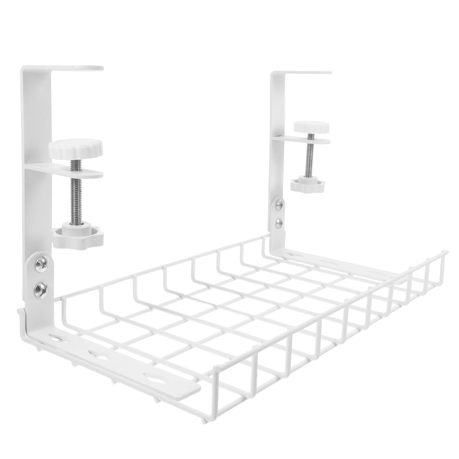 

Cable Management Rack Cord Organizer for Kitchen Shelf Storage under The Table Iron Organizers