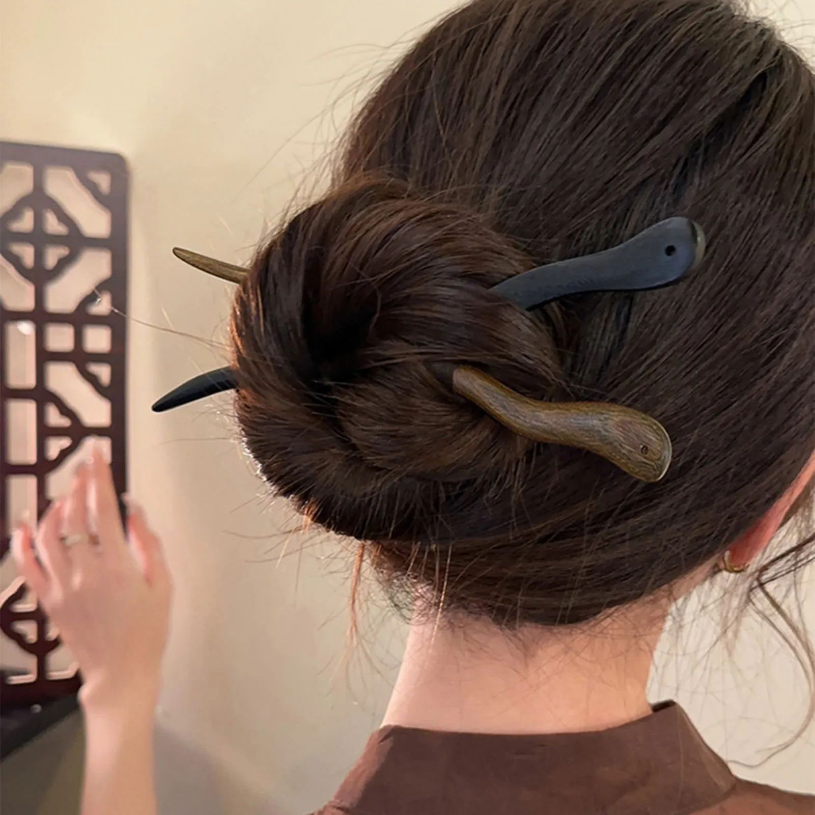 

Retro Elegant Hair Sticks Chinese Wood Hairpin Women Girl Antique Hair Stick Hair Clip Traditional Hanfu Hair Accessories