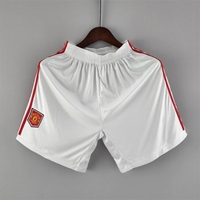 Advanced 3D-printed Shorts Trust Our Technology. Manchester United Safety Protection Shorts in White Hat-trick