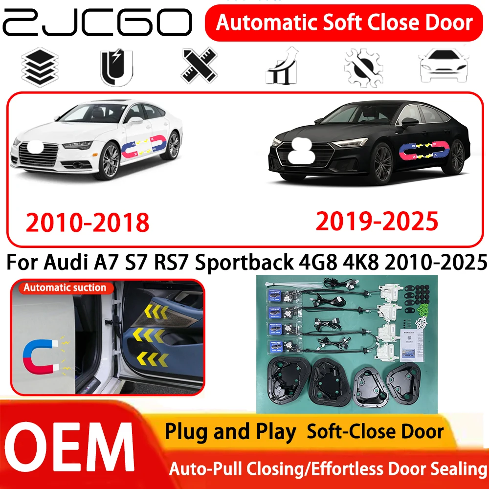 for Audi A7 S7 RS7 Sportback 4G8 4K8 2010-2025 Car OEM Plug and Play Automatic Electric Soft Close Door Comfort Closing System