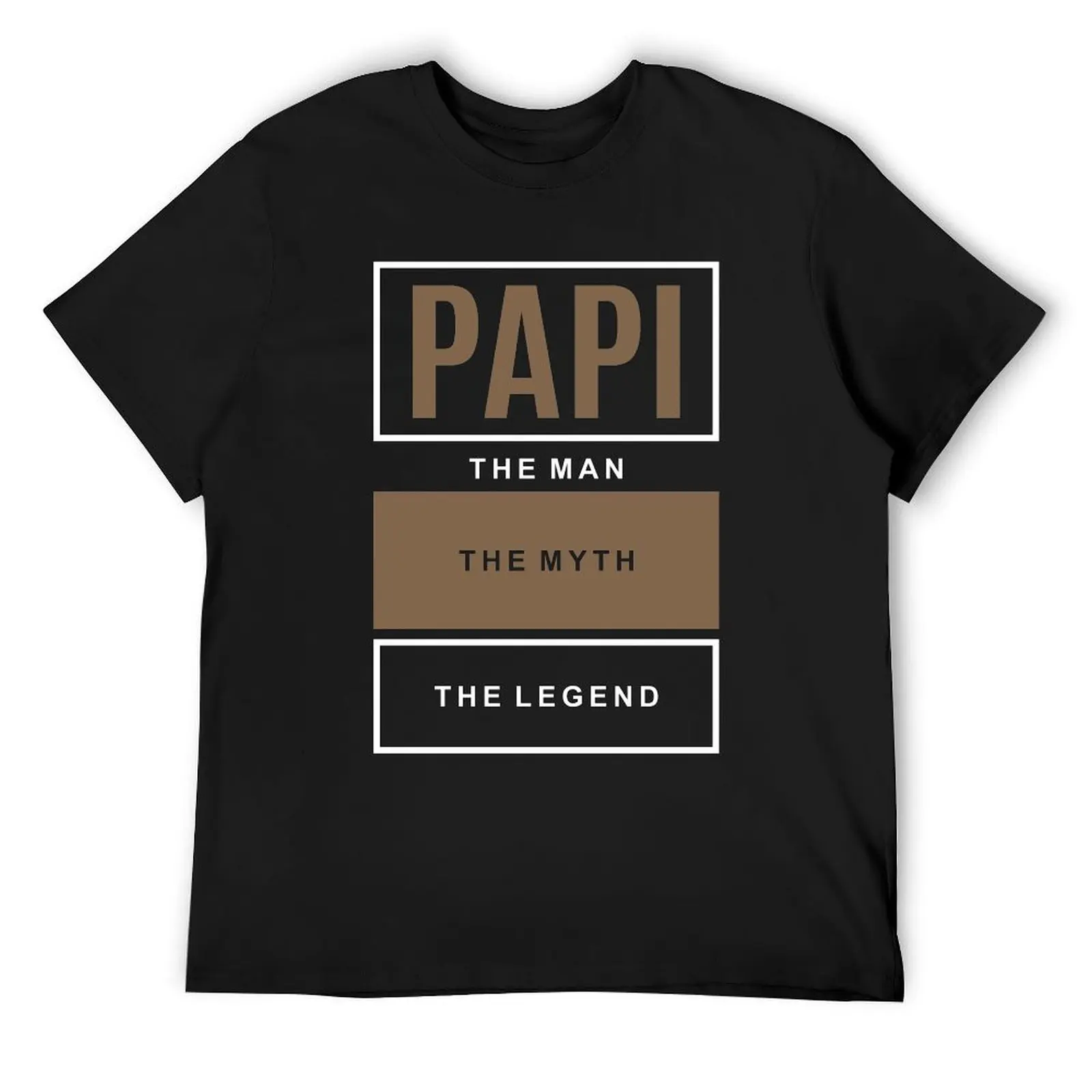 Papi The Man The Myth The Legend T-Shirt sports fans vintage anime shirt graphic tee shirt hippie clothes mens designer t shirt