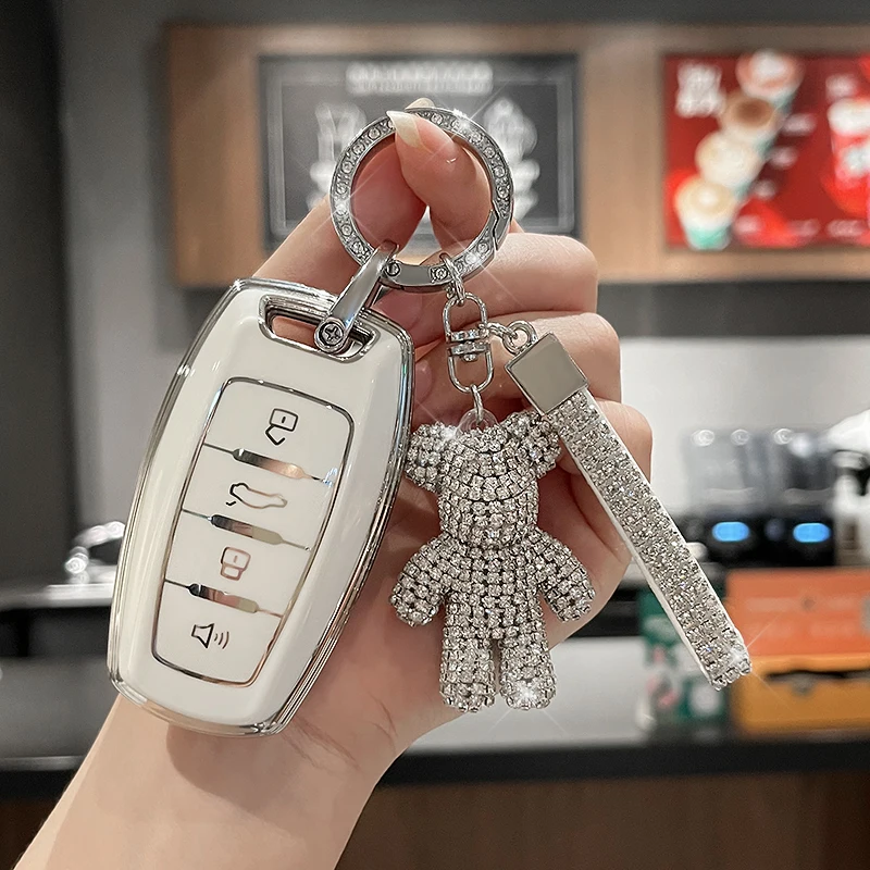 Car Key Case Cover Fob For Great Wall Haval/Hover H9 F5 F7 H2S H1 H4 H6 H7 GMW Coupe New TPU Accessories Car Key Bag