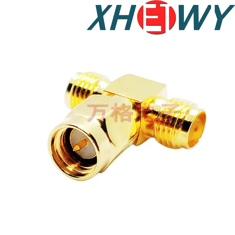 

SMA adapter SMA female male tee elbow female to female SMA antenna two-way RF connector