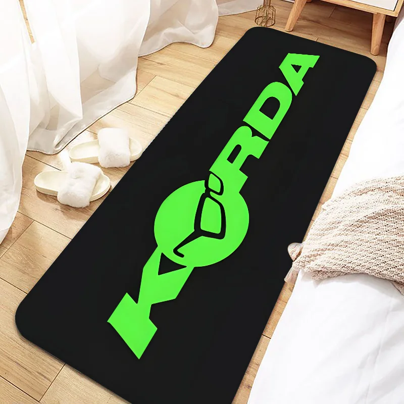 Korda-alfombra antideslizante para puerta de aparejos, felpudo lavable para cocina, sala de estar, pasillo, baño, baño