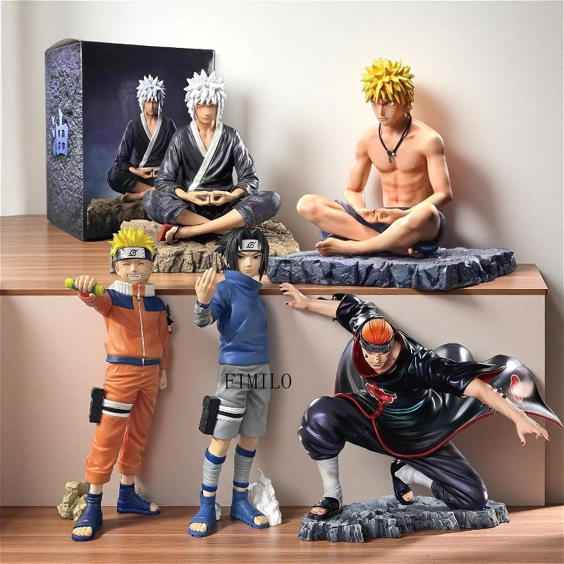

Anime Uzumaki Naruto Action Figure Gk Shippuden Uchiha Sasuke Figures Pain Model PVC Model Collection Toys Birthday Doll Gifts