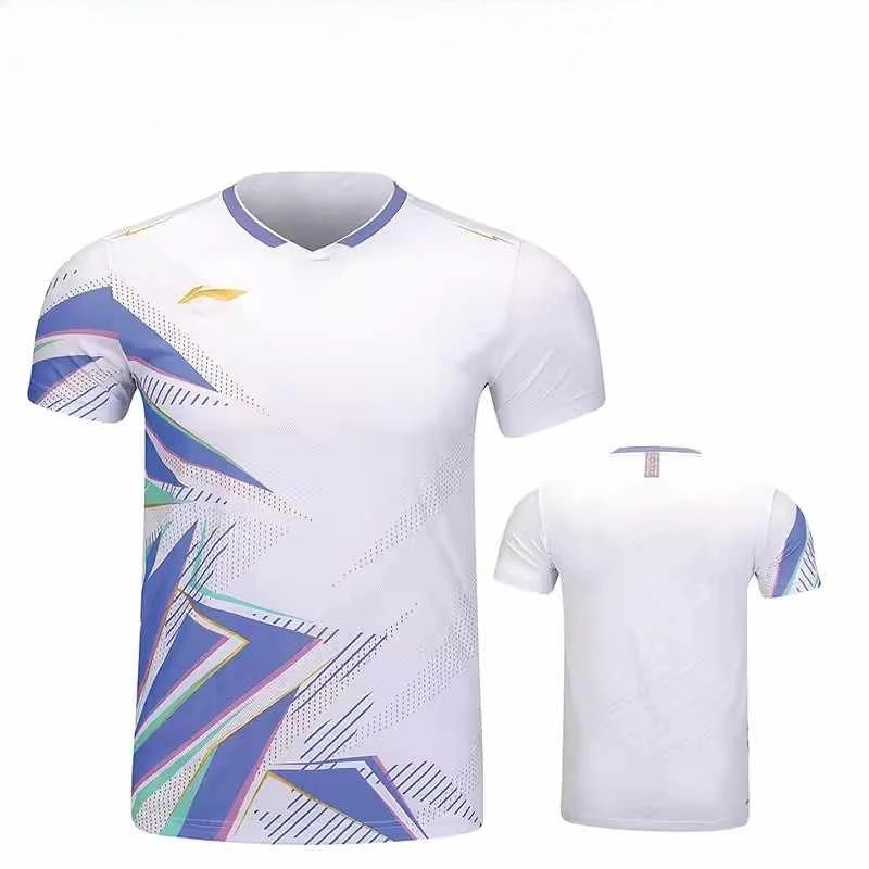 2025 New Table Tennis Sportswear Badminton Short-sleeved Limited Edition Competition Suit Breathable Sweat-absorbent Top T-shirt