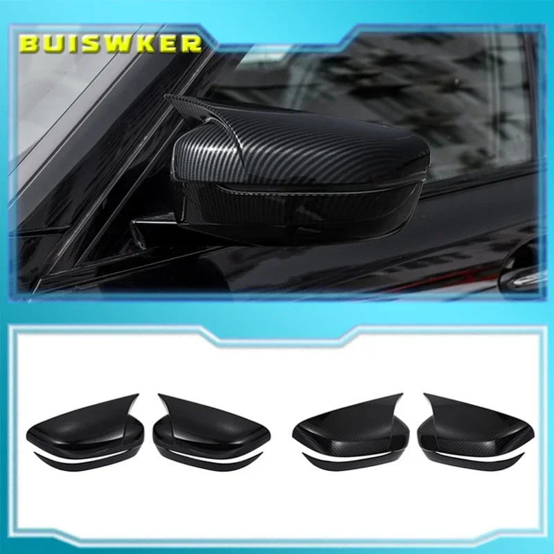 

Carbon Fiber Exterior Side Rearview Mirror Cover Trim For BMW 4 5 7 8-Series G20 G21 G28 G11 G12 G14 G15 G16 G30 G31 G38 G22