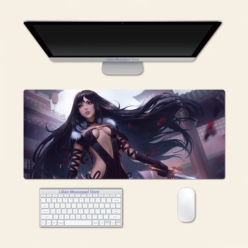 Yu Miaoyi Fate Anime Large Mouse Pad PlayMat Office Mousepad Game Creative Desk Gaming Mat