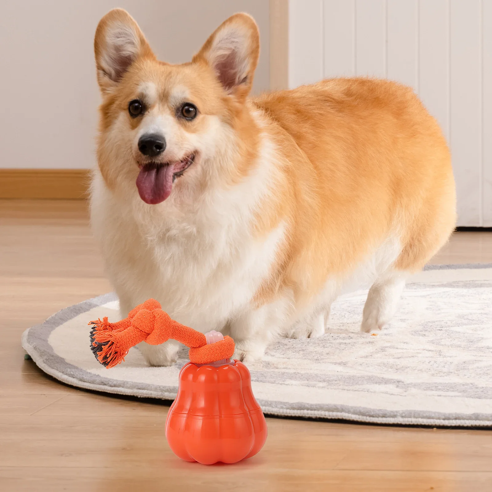 

Электрические прыгающие шарики со звуком и подсветкой, жевательные интерактивные игрушки для собак, мяч для скуки, щенка