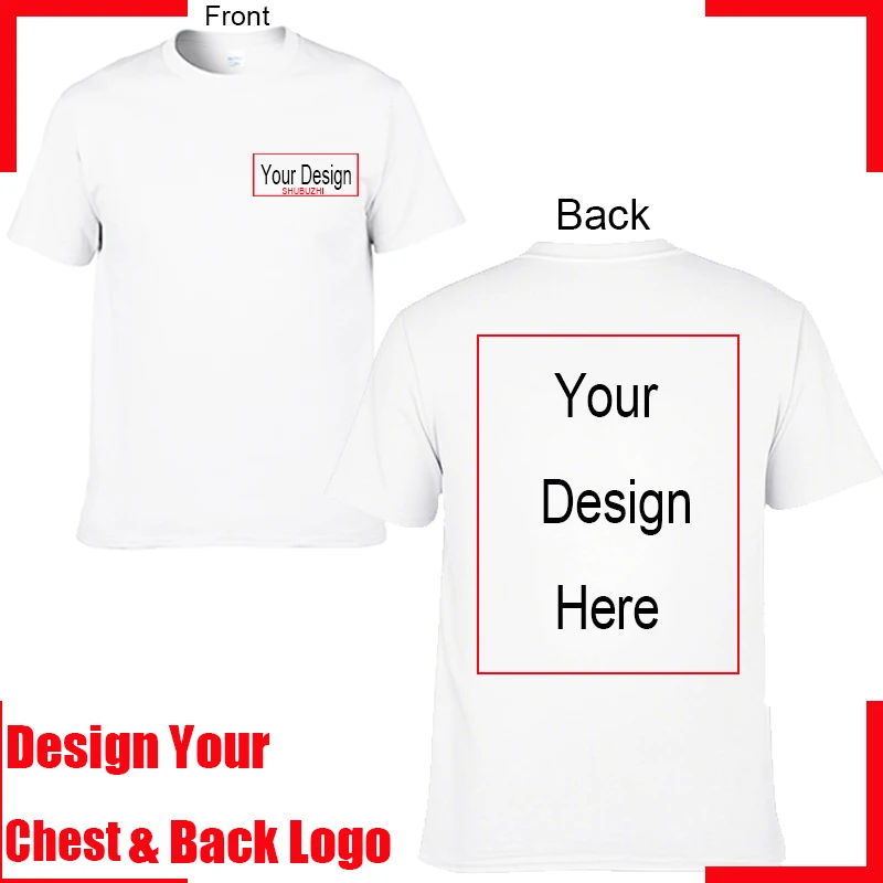 Men's Personalized Cotton T-shirt Custom Text Name Tsihrts Add Your Own Message Fashion men tshirt bigger size 4XL 5XL, image 21