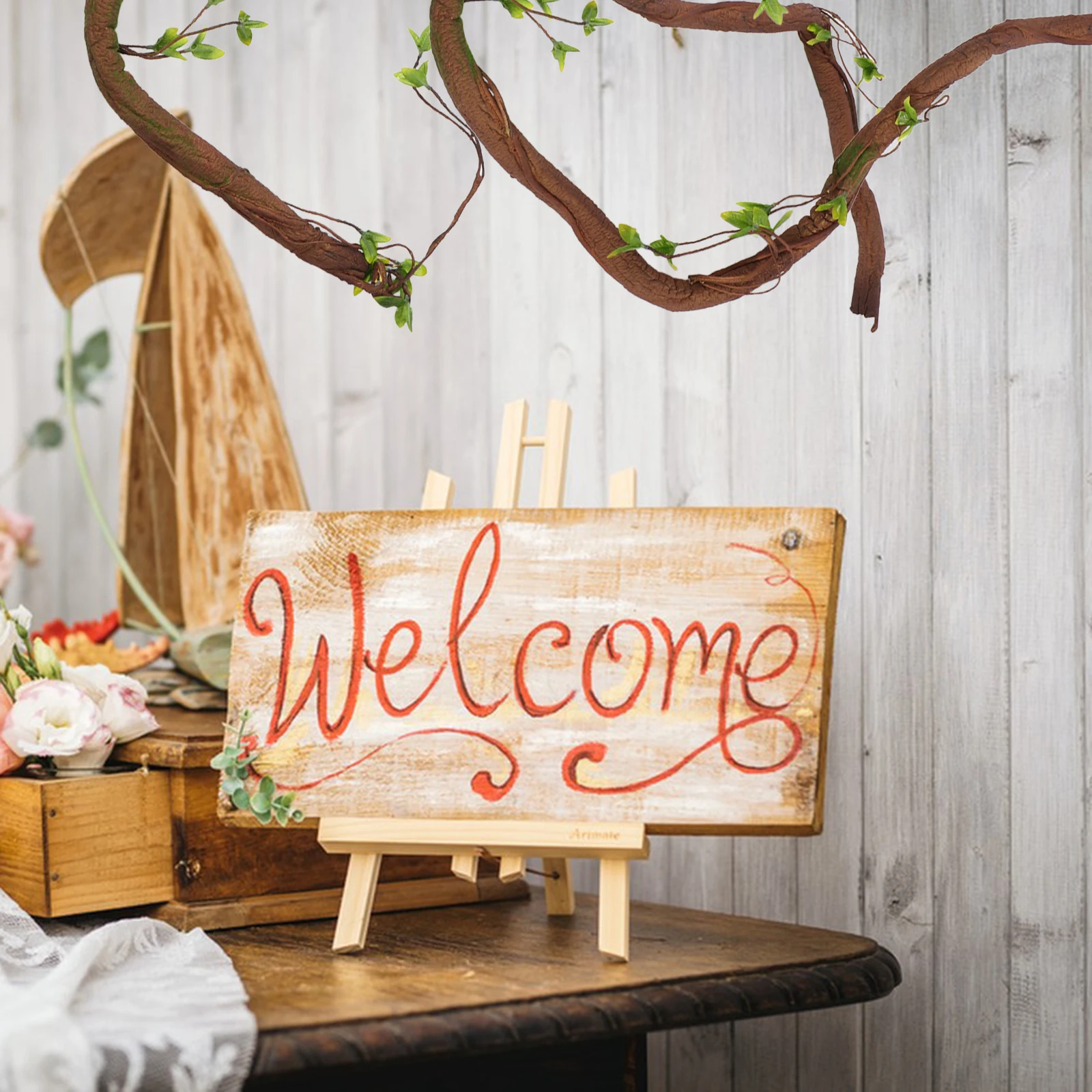 

Artificial Hanging VineVines Decor Indoor Plant GarlandTree Twig FauxVines Wedding Home Garden DecorVine Leaves
