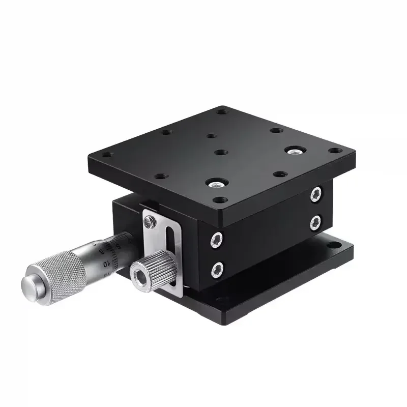 High Precision Z Axis Cross Roller Guide Manual Sliding Platform For CNC Machine Tools Economical Positioning Stage Linear
