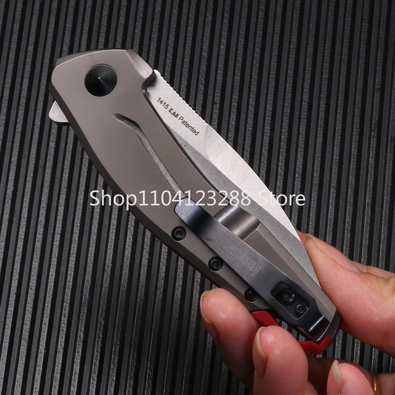 KS 1415 Camping Wilderness Survival Combat 8cr13MOV Blade 420 Steel Handles Portable Folding Pocket Knife Edc Multitool