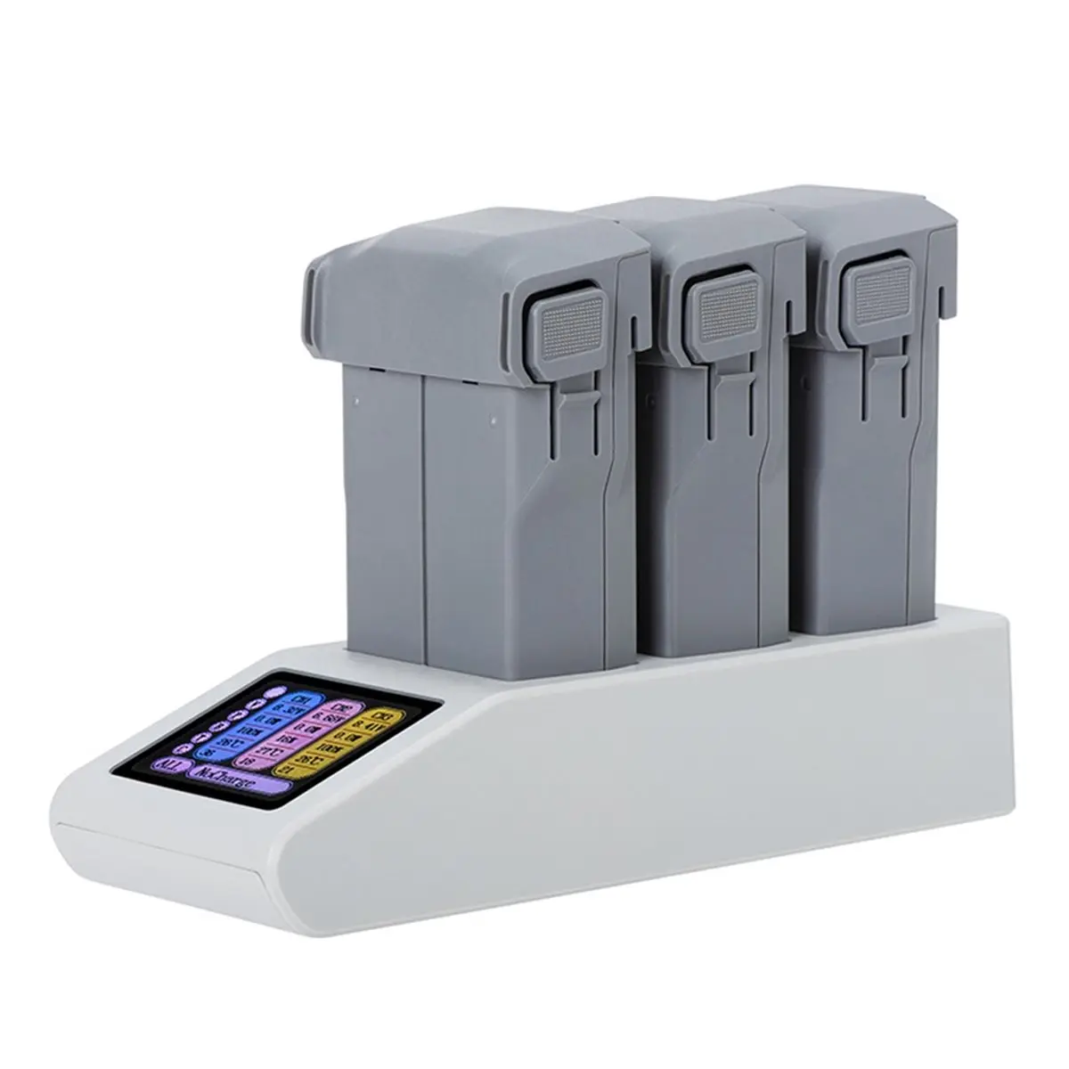 

(ABDH) For DJI MINI 5/Mini3/4PRO Quick Charger 3Pcs Battery Faster Charging Hub for DJI Mini 3 Pro Drone Charger LCD Screen
