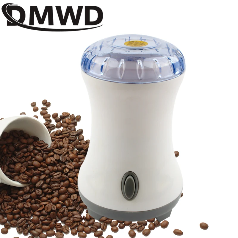 Electric Coffee Grinder For Home Nuts Beans Spices Blender Grains Grinder Machine Kitchen Multifunctional Coffee Chopper Blades