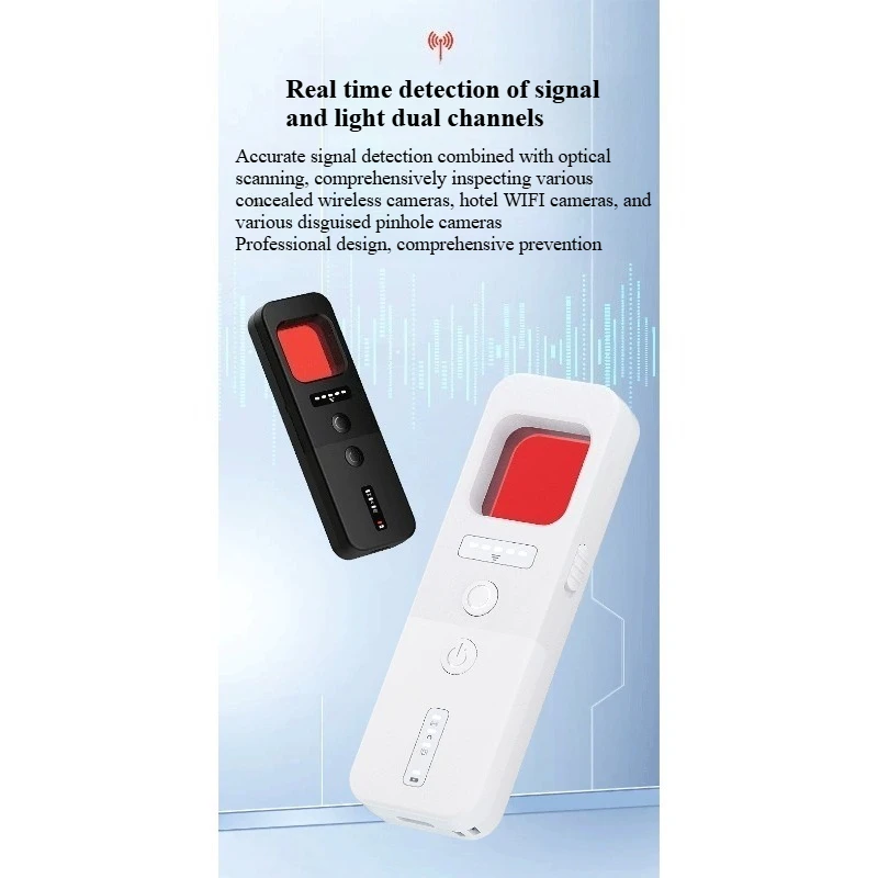 ‌Hotel Infrared Camera Detector‌ - Anti-Peeping Device, RF Signal Scanner, Hidden Spy Camera Finder, Travel Security Must-Have
