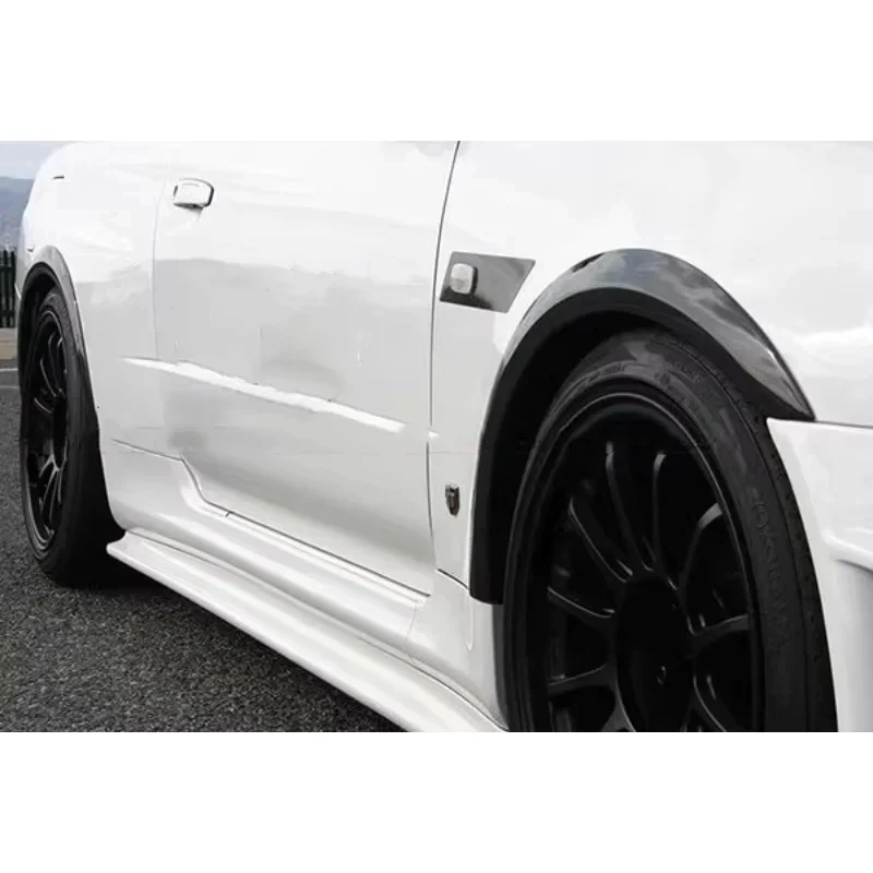 

Top quality Carbon Fiber Pattern Wheel Eyebrow Mudguard Exterior Upgrade Accessories