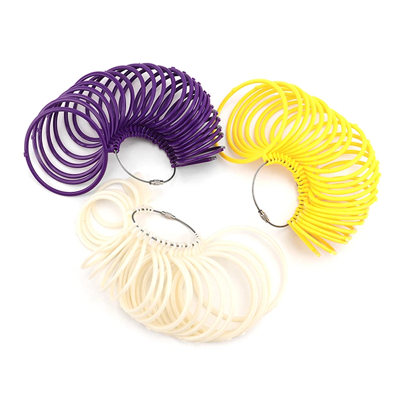 1Set Plastic HK Bracelet Sizer Wrist Diameter Measuring Gauge For Loop Bracelet Size Testing DIY Jewelry Auxiliary Tool Supplies