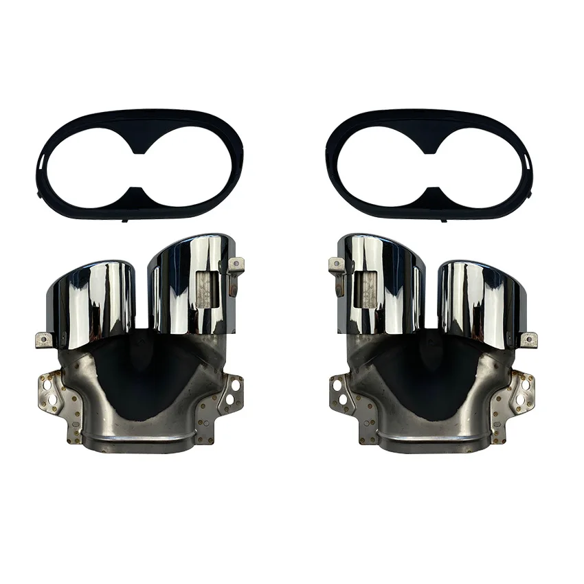 Achterbumper Turbo Uitlaat Uitlaat Tips Pijp Uitgangen Voor Mercedes Benz Glb X247 GLB220 250 GLB35 GLB45 Amg Inbouwen 2020 +