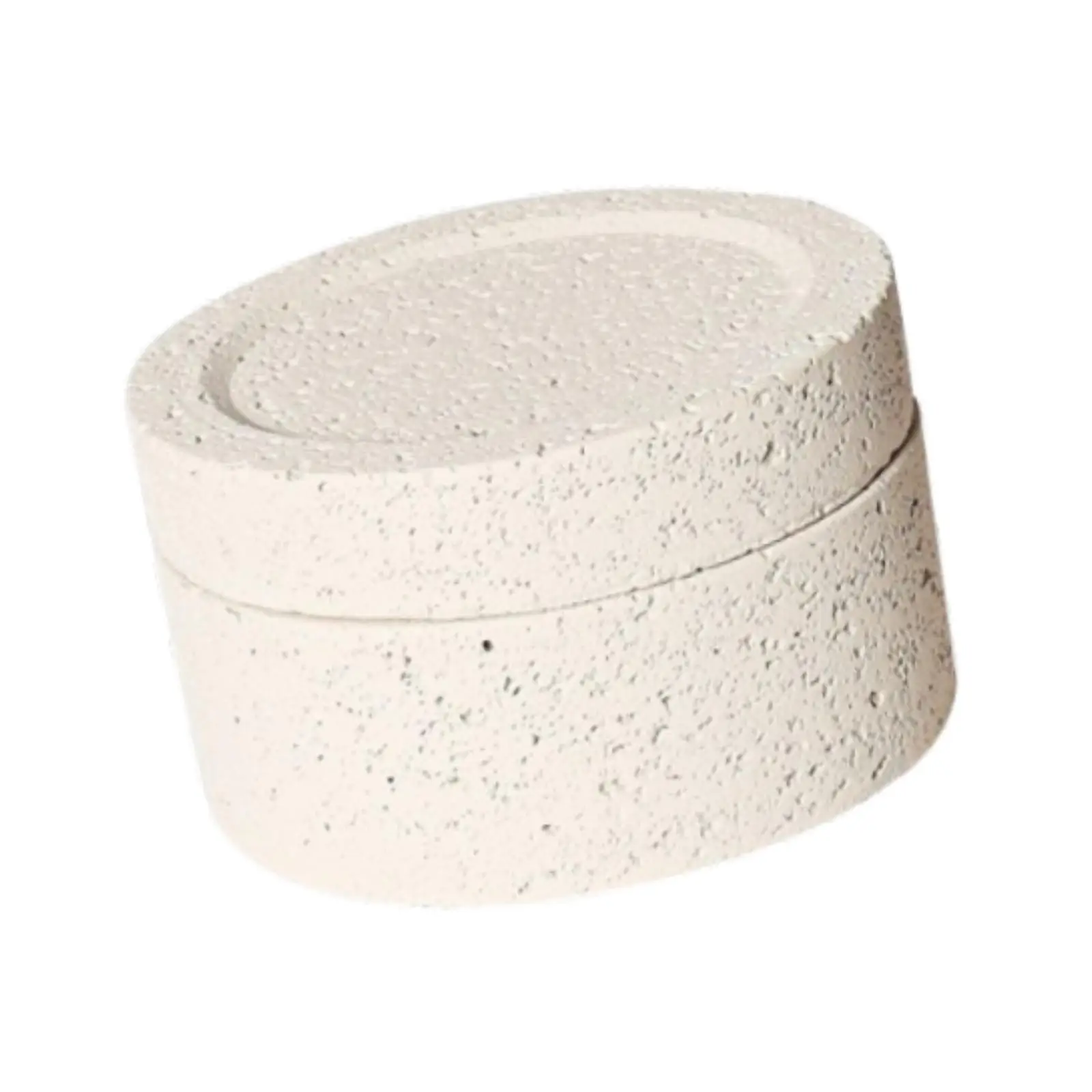 Decorative Fragrance Diffuser Solid Cactus Candle Holder Round Cement Storage Box for Office Bedroom Gift Hotel Household