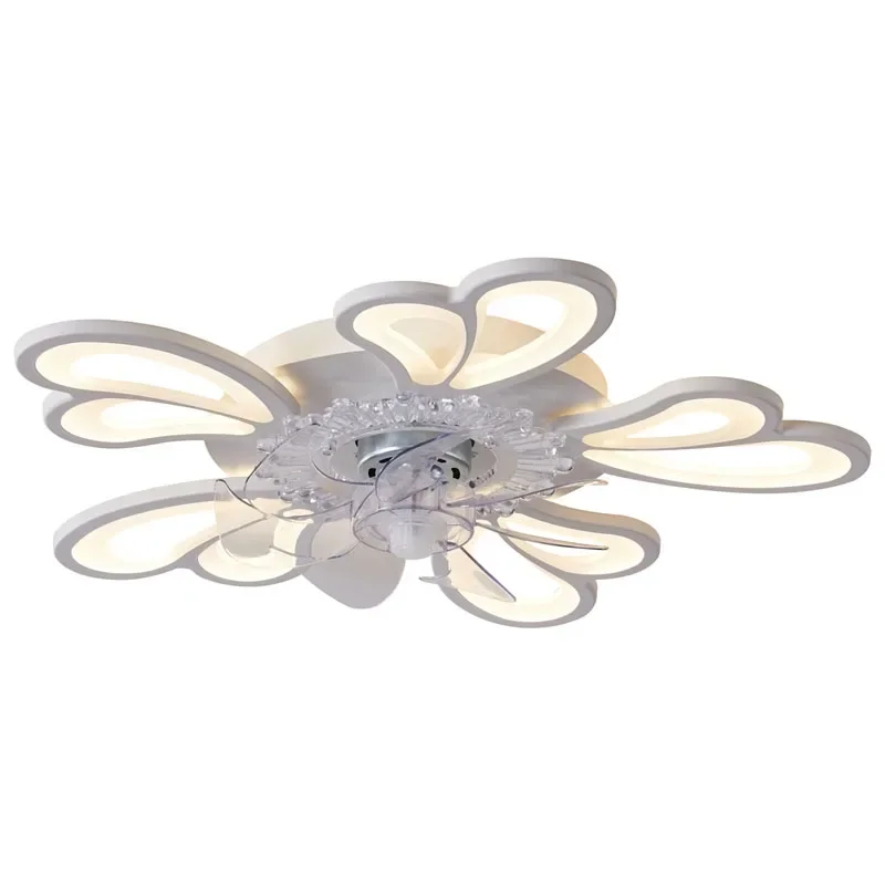 Imagem -06 - Led Alto Brilho Ventiladores de Teto com Luzes Lâmpada Ventilador Controle Remoto Iluminação Interior Sala de Estar Quarto Decoração Novo