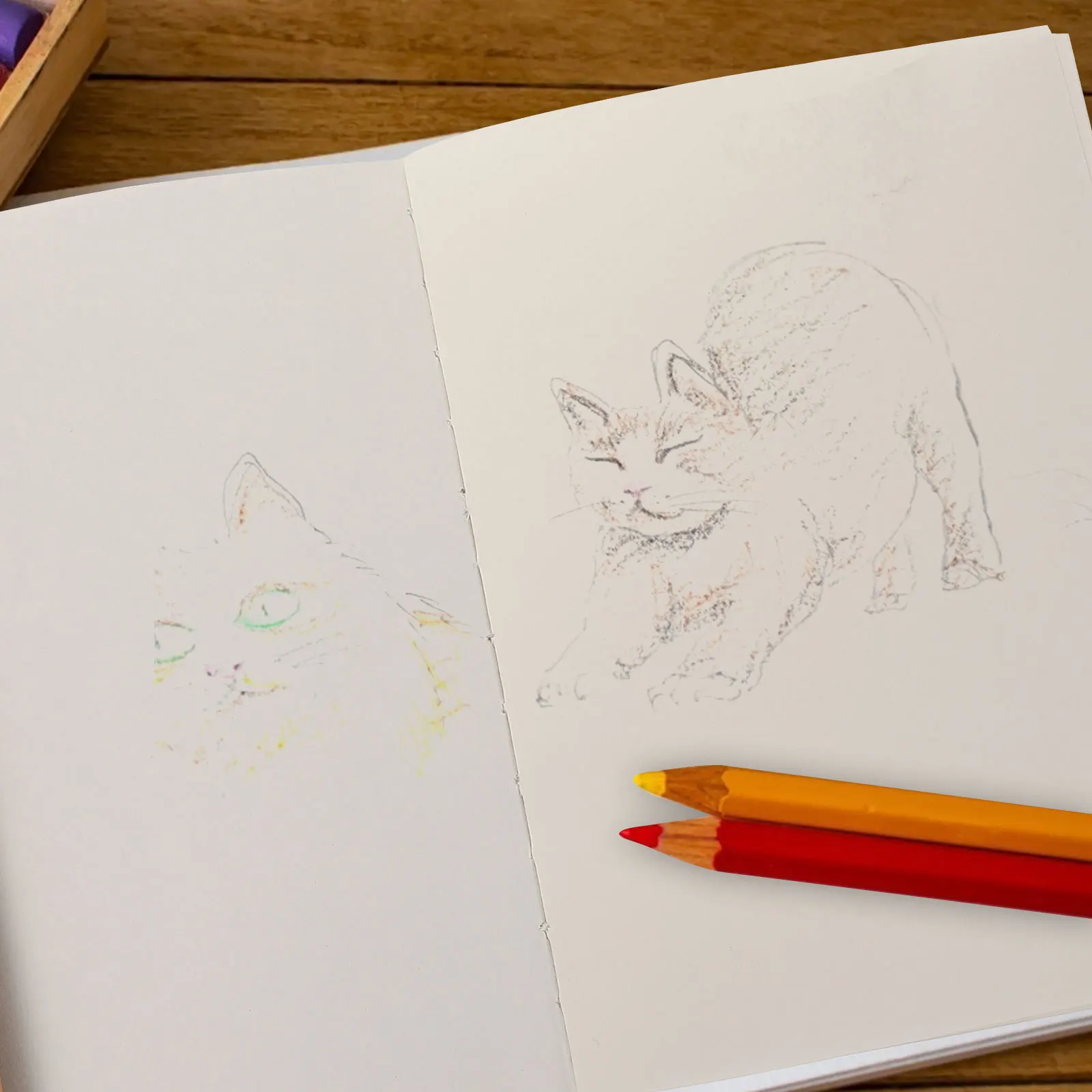 120 ورقة لوحة كتب رسم صلبة مجلة رسم فارغة للفنانين لوحة كتب رسم محمولة #1