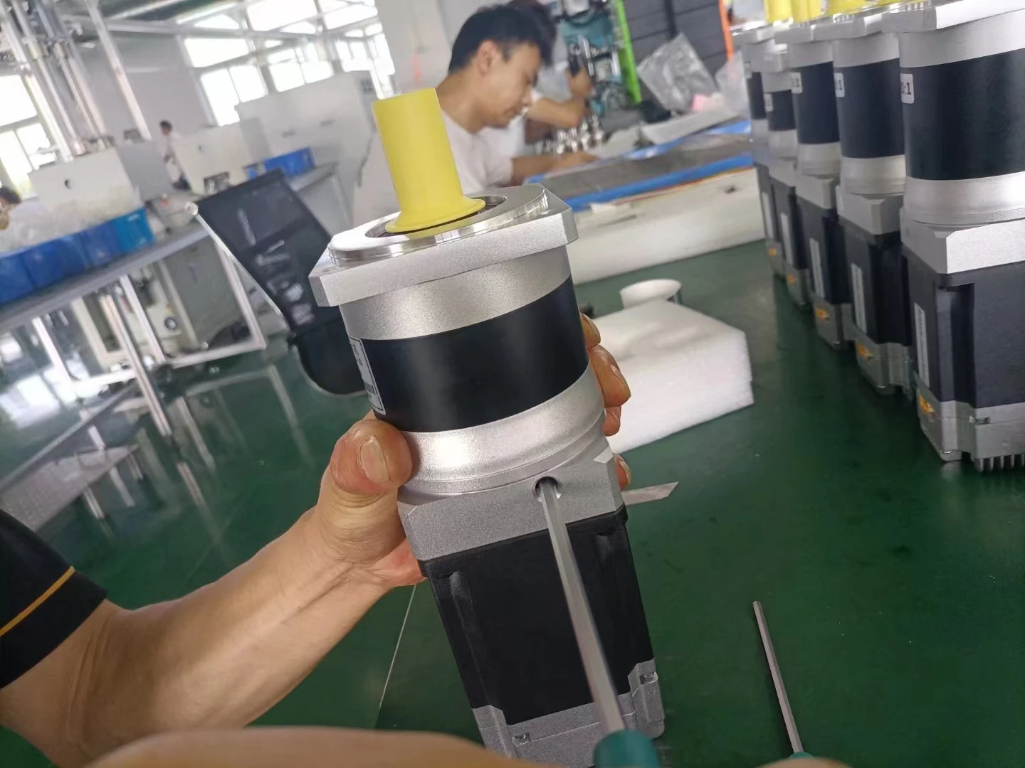 Motor Stepper Hibrida 2-Fase Nema34 8nm 60V 86mm & 120mm dari Pabrik Motor Siheng untuk Penggunaan Industri untuk Mesin Masker Wajah N95