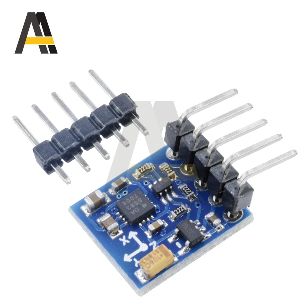 QMC5883L 3V-5V Triple Tri-axis 3 Axis Compass Magnetometer Sensor Module Board For Arduino Imported Chips