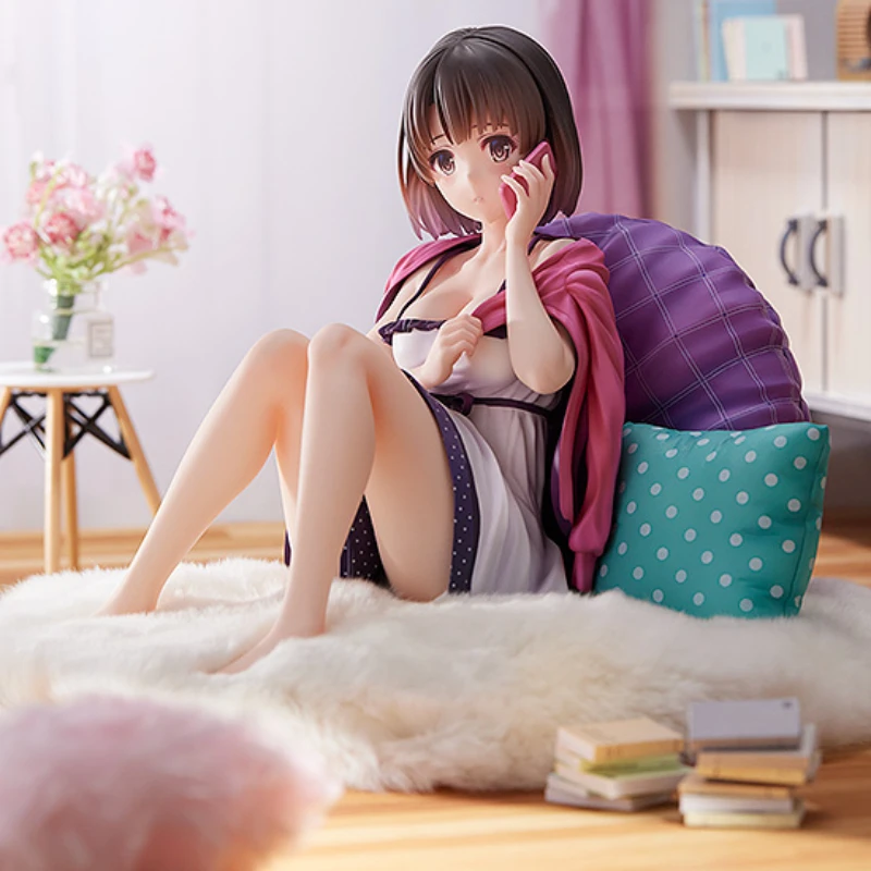 2024 Saekano: How to Raise a Boring Girlfriend Phat! KatouMegumi Original genuine 140mm PVC Action Figure Anime Figure Model