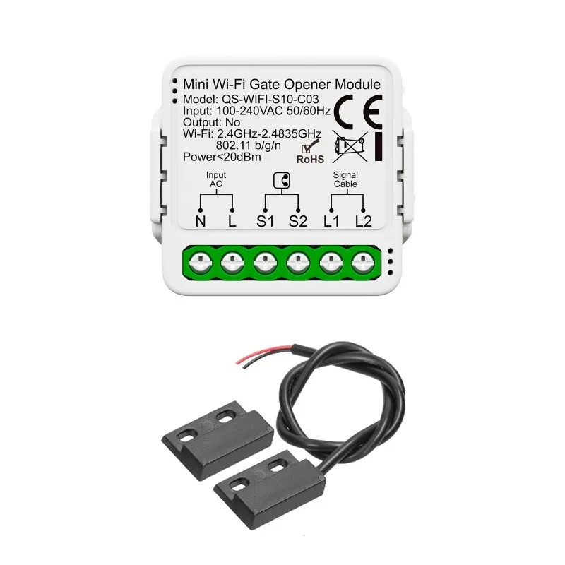 Tuya Zigbee3.0 WIFI الذكية فتحت باب المرآب تحكم وحدة تبديل وحدة تحكم المحرك التتابع مع مساعد المنزل أليكسا جوجل