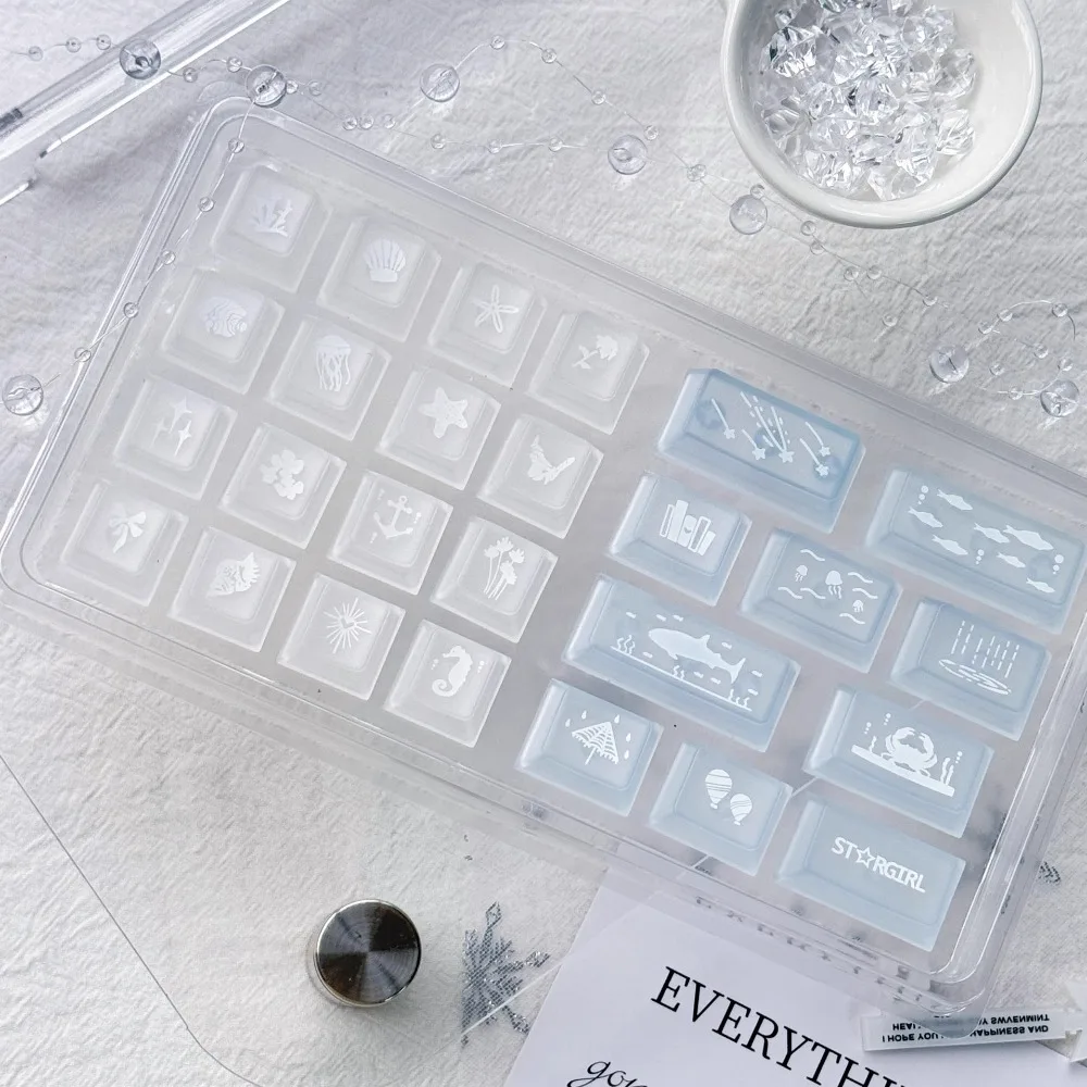 MoCoo Simple Fresh Theme Keycaps Set PBT PC Custom Keyboard Cap Cherry Profile KeyCap for Mechanical Keyboard Accessories Gifts