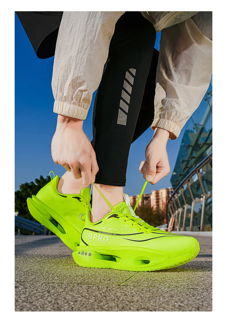 Herren-Sportschuhe, Laufschuhe mit Carbonplatte, Marathon-Sneaker für Herren, Rennschuhe, stoßdämpfende Turnschuhe für Damen – Detail 23