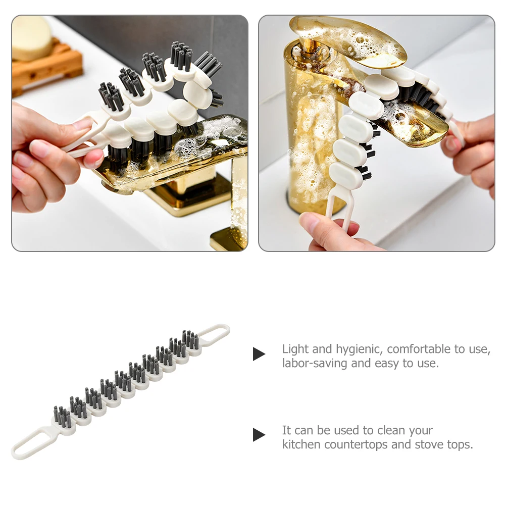 

1pcs Crevice Cleaning Brush Hard Bristle Bathroom Kitchen Tools Small Spaces Plastic Design Multifunctional Household Scrubbers