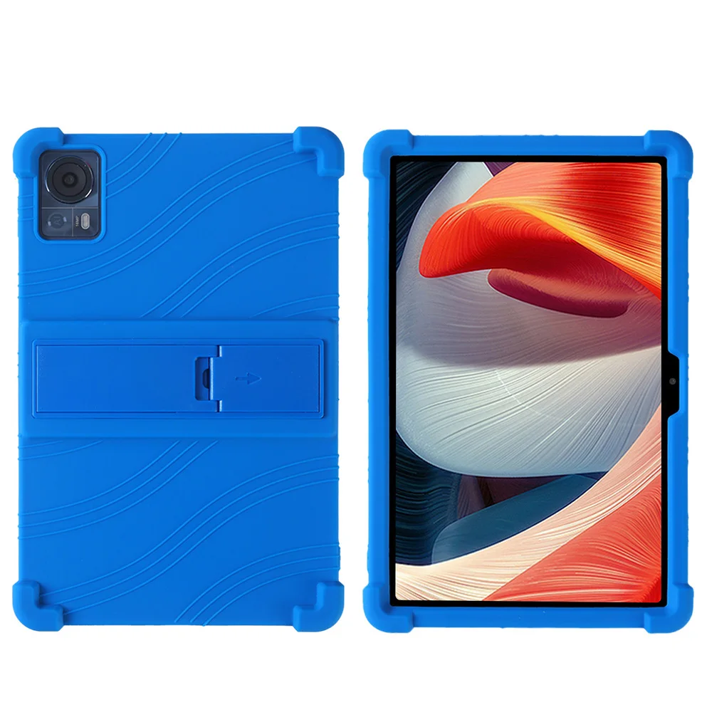 For HTC A104 10.36 Inch Tablet Silicone Case, Kids Friendly Soft Silicone Adjustable Stand Cover