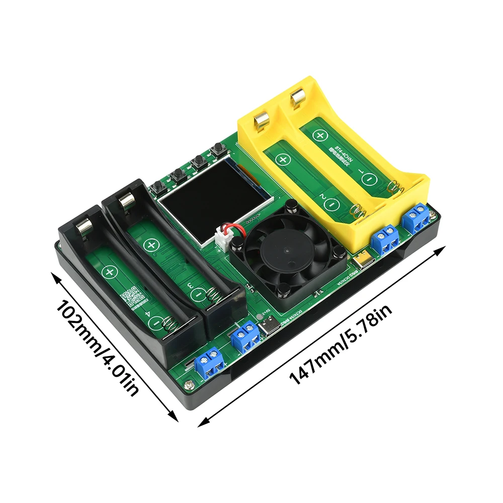 4 Channel 18650+21700 Battery Capacity Resistance Tester Automatic Charge and Discharge Module Electronic Load Tester - view 5