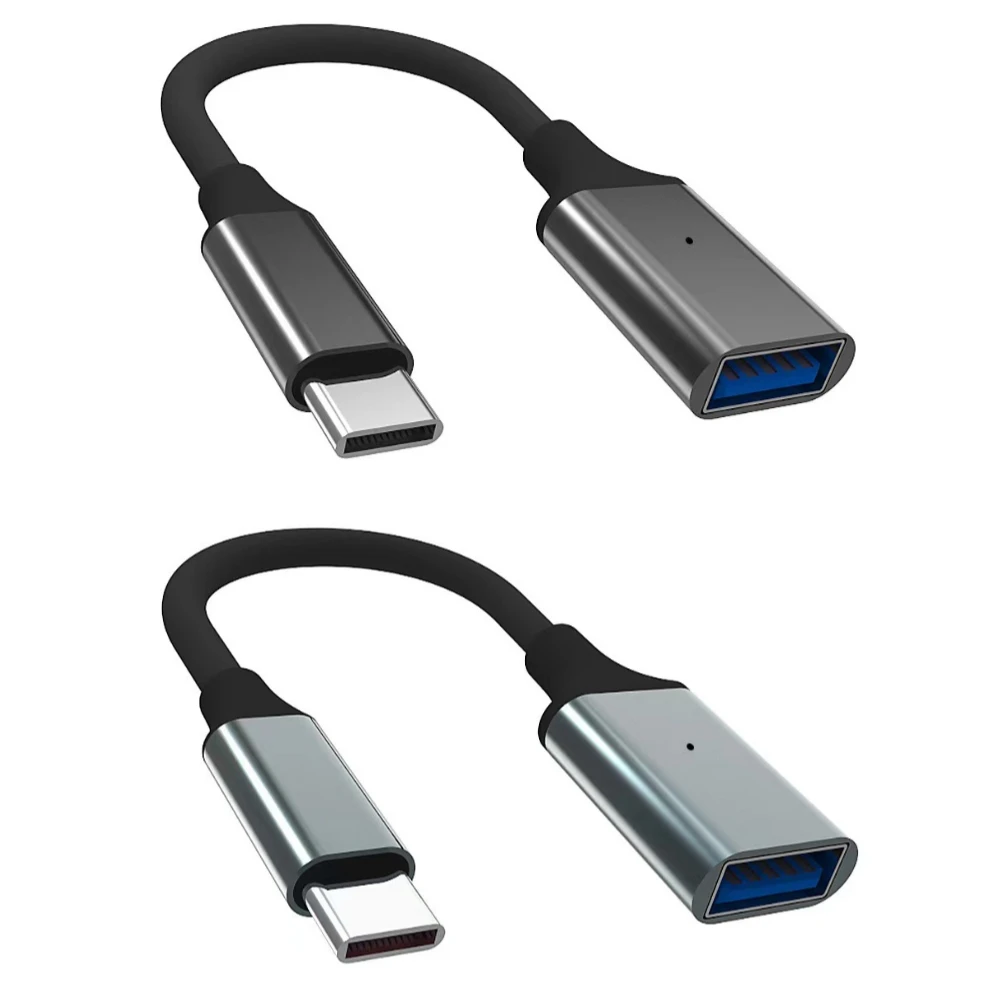 

2pack High-Speed USB-C Connector USB 3.0 to Type-C OTG Adapter Cable for Smartphones & Tablets, Phone Adapter